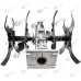 Adaptor sapa sau cultivator pentru motocoasa Model 2 - 28mm 9 Caneluri